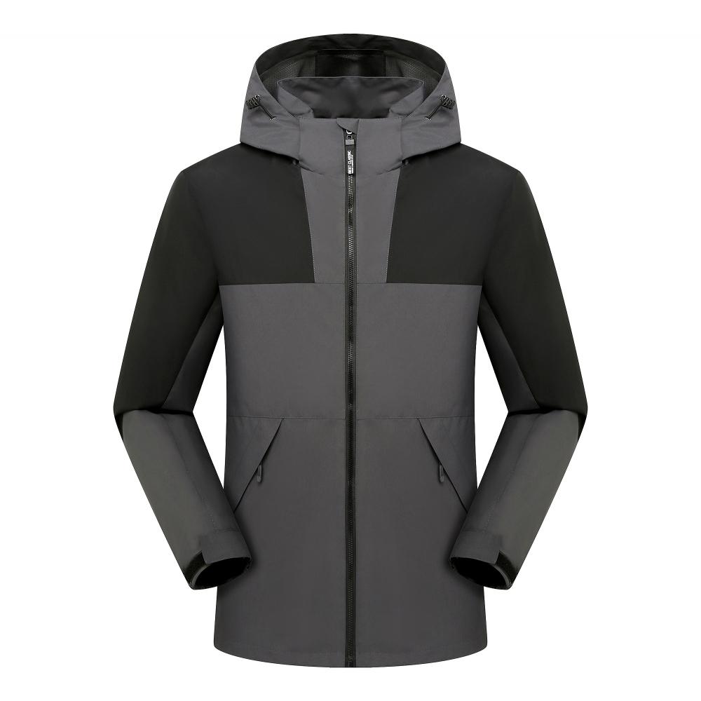 F1013 Dongfeng Fashion Couple Outdoor Single-layer Mesh Jacket With Zipper Design Inside, Ready To Wear Embroidery For More Convenient And Beautiful Thin Design