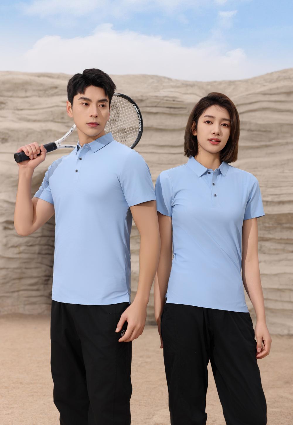 BT6679 High-end Seamless Lapel Polo Short Sleeved Lapel