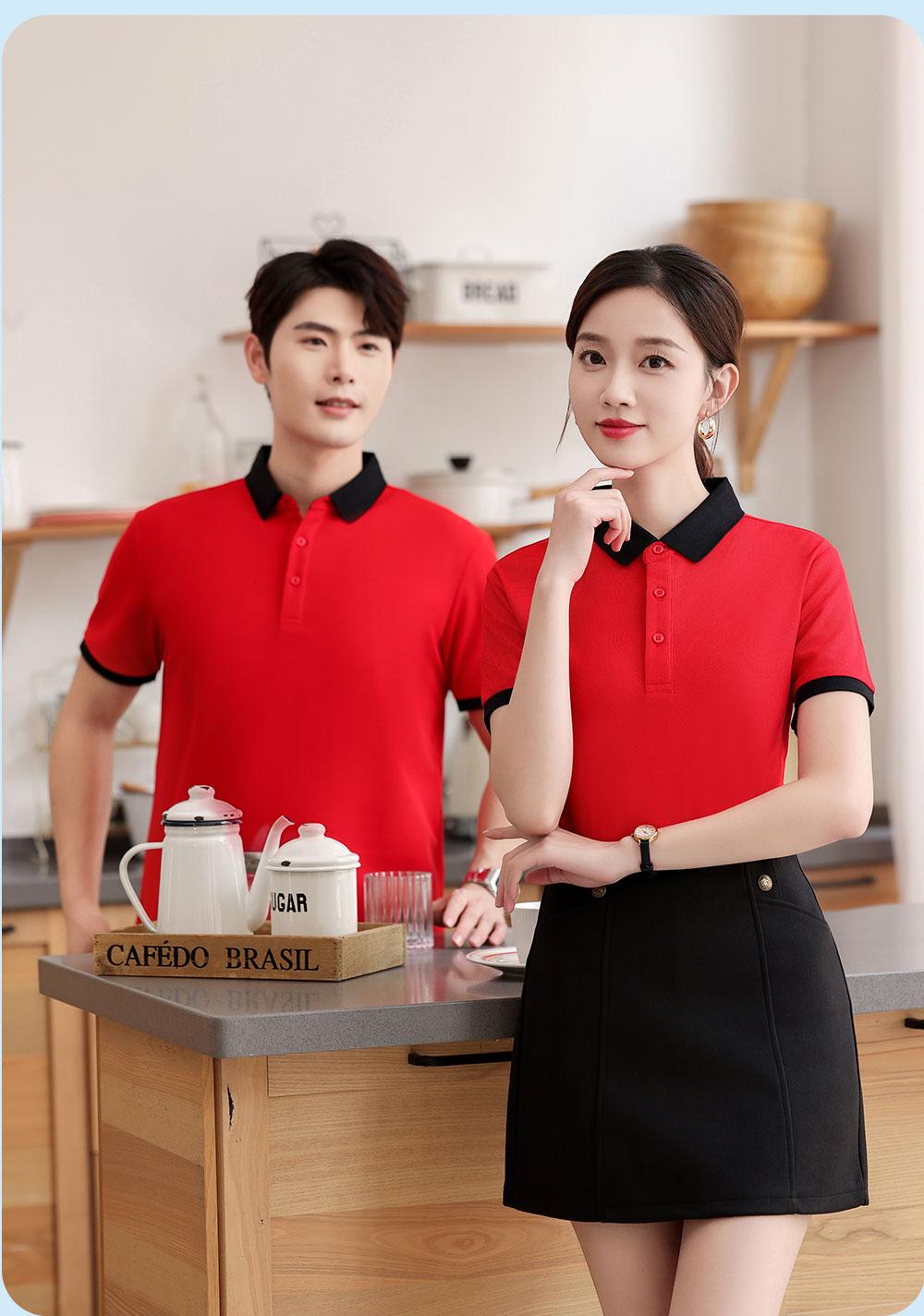 KF8806 # Fashion Polo Shirt Polo Short Sleeve Collar