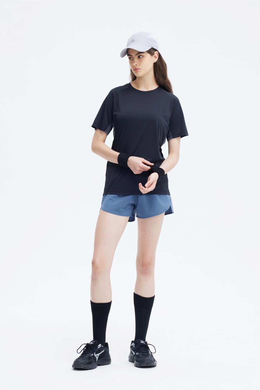 CQ9001 # Round Neck Short Sleeved T-shirt Short Sleeved Round Neck