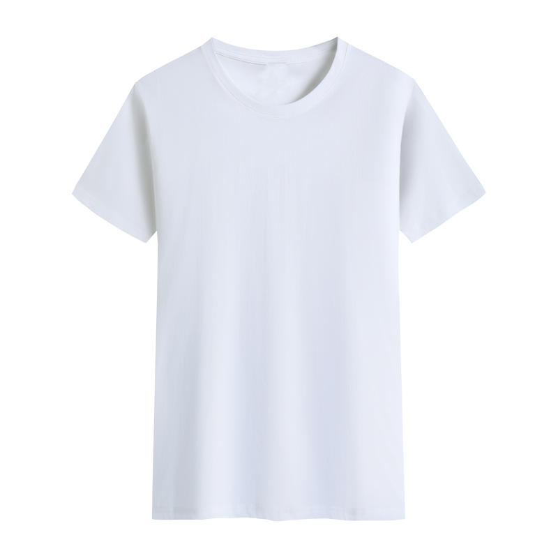 A190CBF Pure Cotton Round Neck T-shirt Short Sleeved Round Neck