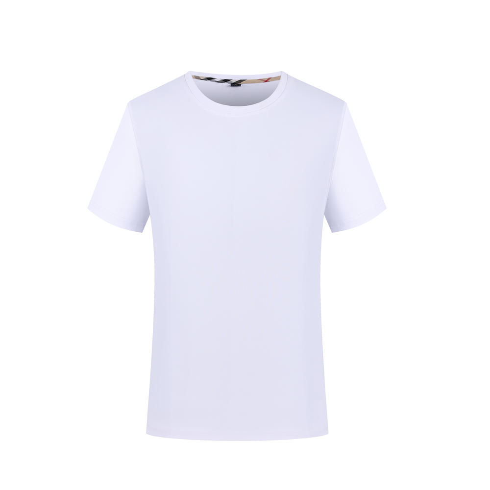 CX002 Plain Round Neck T-shirt Short Sleeved Round Neck