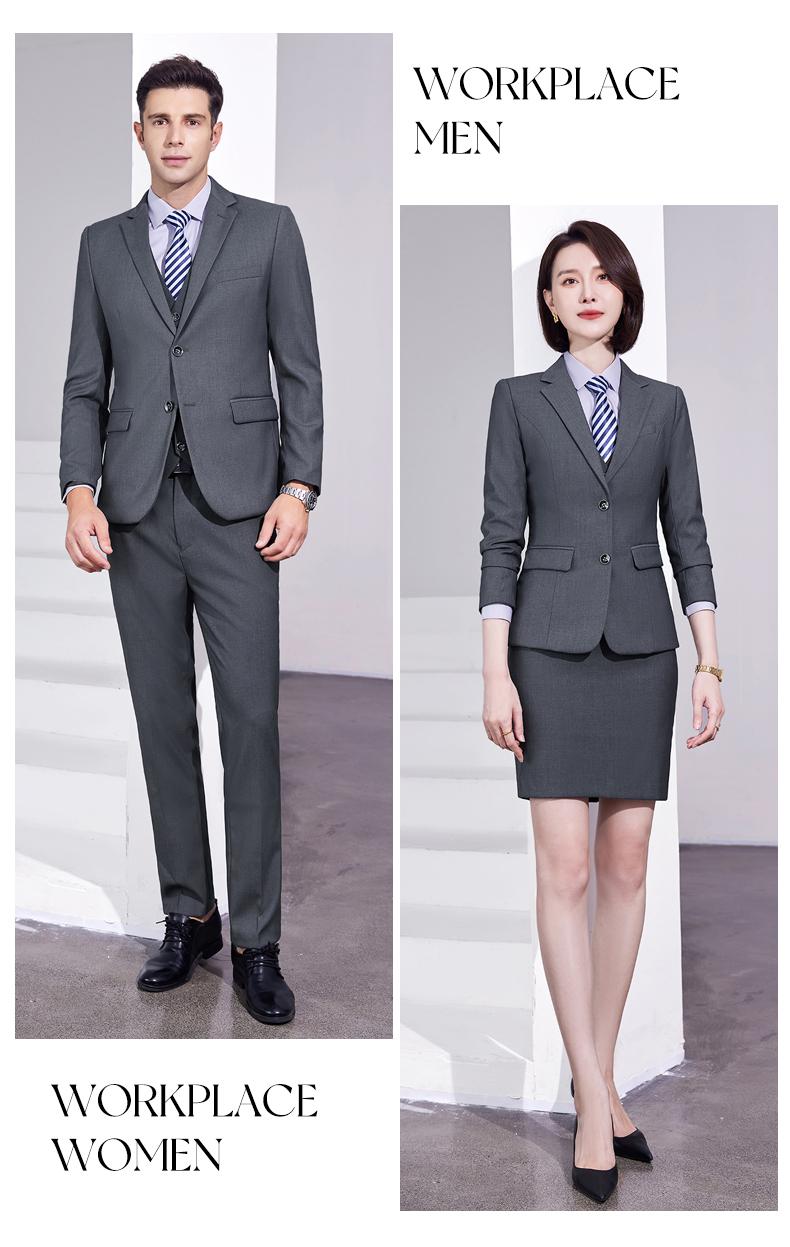 D Style/double Button Suit/imitation Wool Serge -360g (D388) Jacket Slim Fit Version