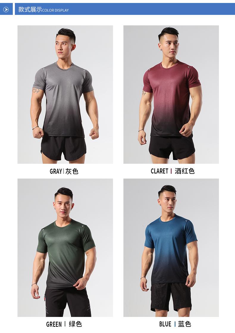 Mens MT007 T-shirt Short Sleeved Round Neck