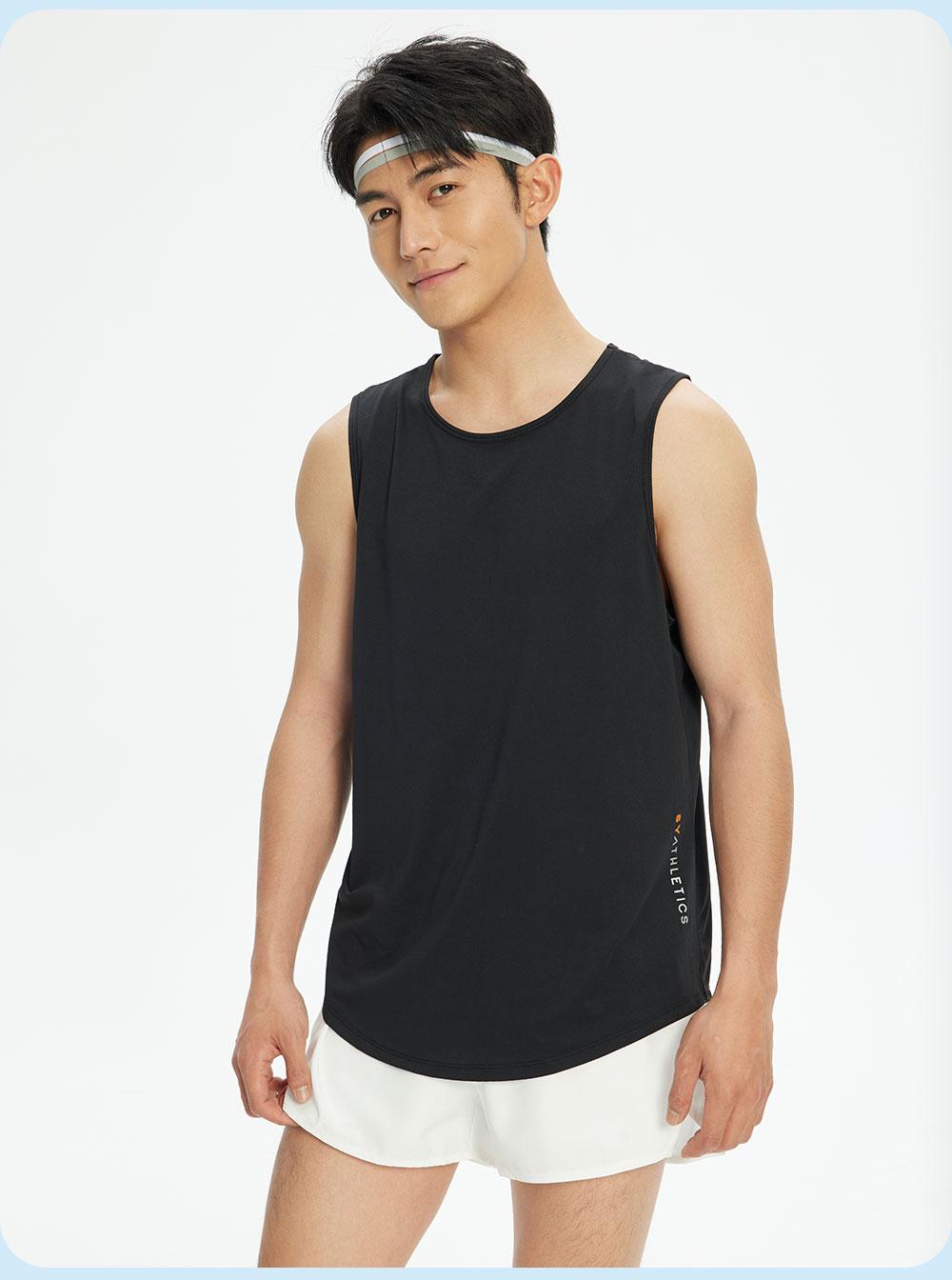 R351 # Sports Running Casual Vest T-shirt Sleeveless Round Neck