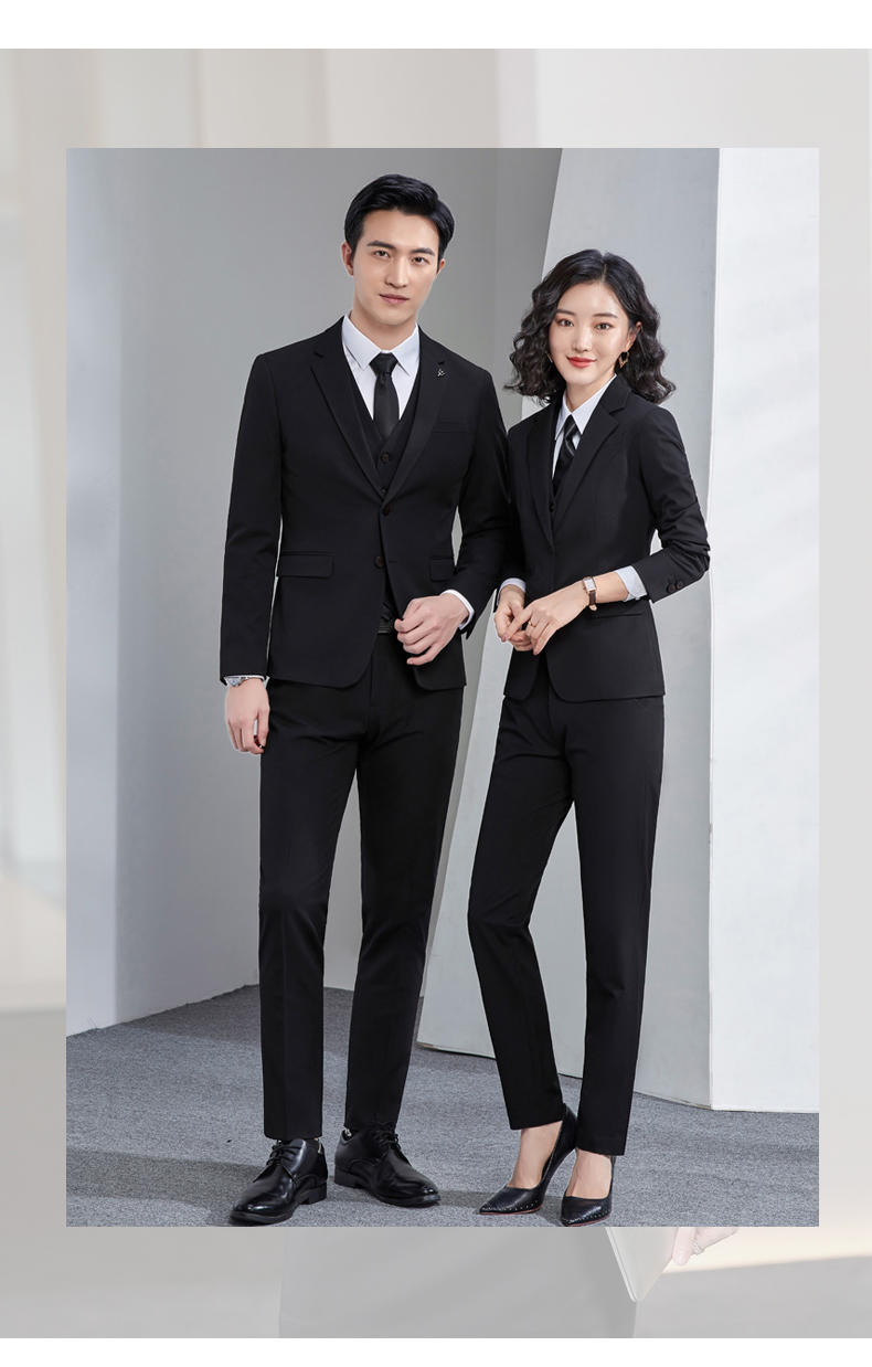 H692 # Double Button Suit/Advanced Four Sided Bounce/Men's And Women's Same Style (H Style) Suit Slim Fit Edition