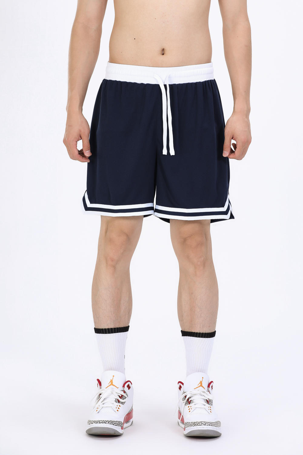 Mens 1503 Sports Basketball Three Quarter Shorts Basketball Shorts Pants