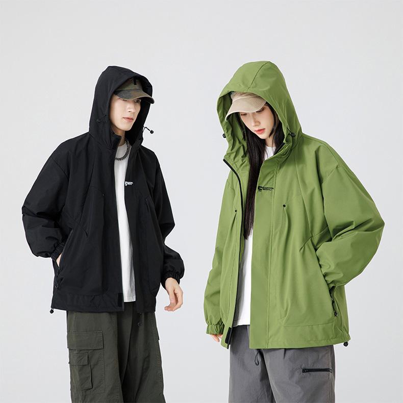 F745- Trendy Brand Thin Single-layer Windproof And Waterproof Assault Suit Thick Version