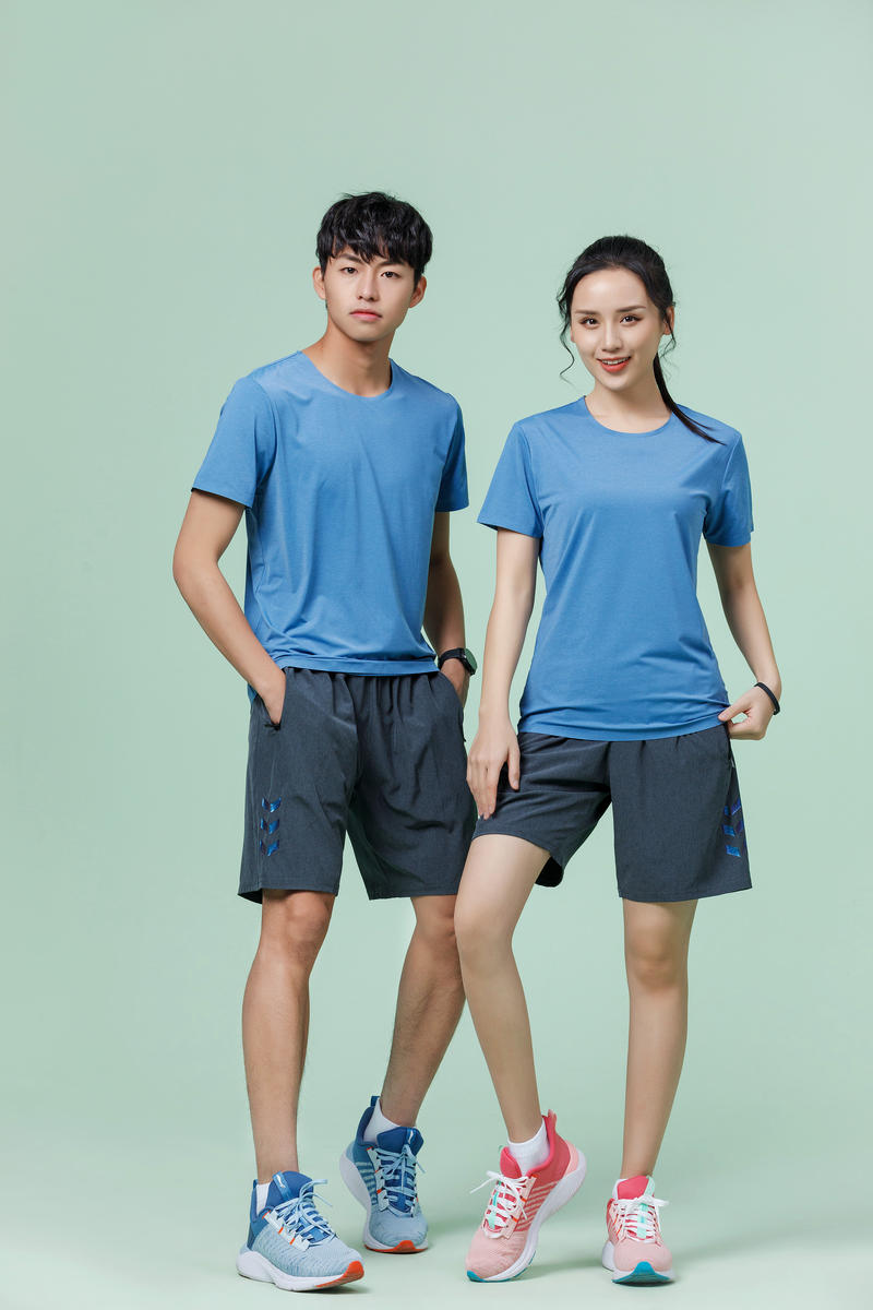 R277 # Round Neck Running Shirt Short Sleeve Round Neck