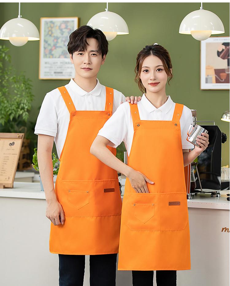 CX2306 Canvas Waterproof Widened Shoulder Strap Adjustable Apron Double Shoulder Buckle