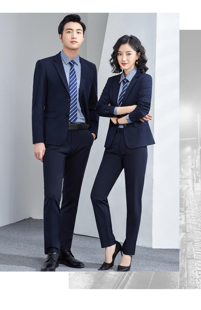 H692 # Double Button Suit/Advanced Four Sided Bounce/Men's And Women's Same Style (H Style) Suit Slim Fit Edition