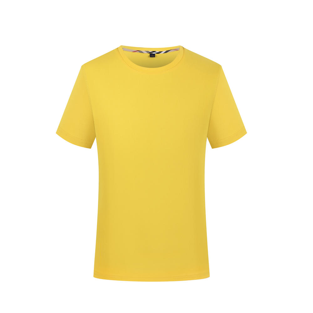 CX002 Plain Round Neck T-shirt Short Sleeved Round Neck