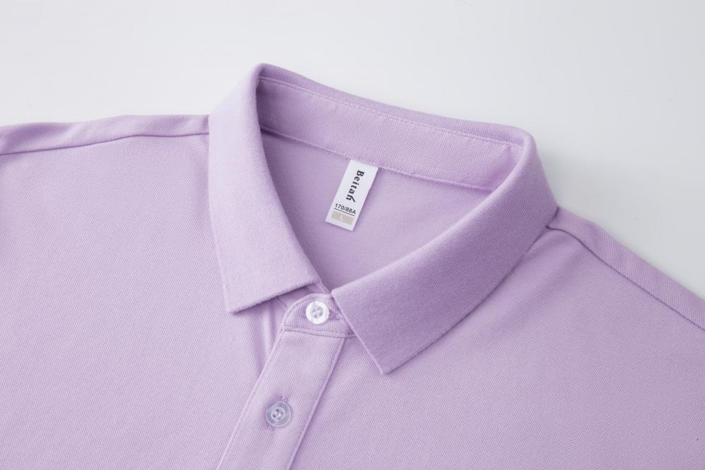 BT6688 Mulberry Silk Solid Color Polo Short Sleeve Collar