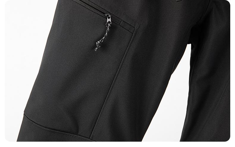 DX-K23109 Men's Laminated Soft Shell Pants 1B Thin Pants