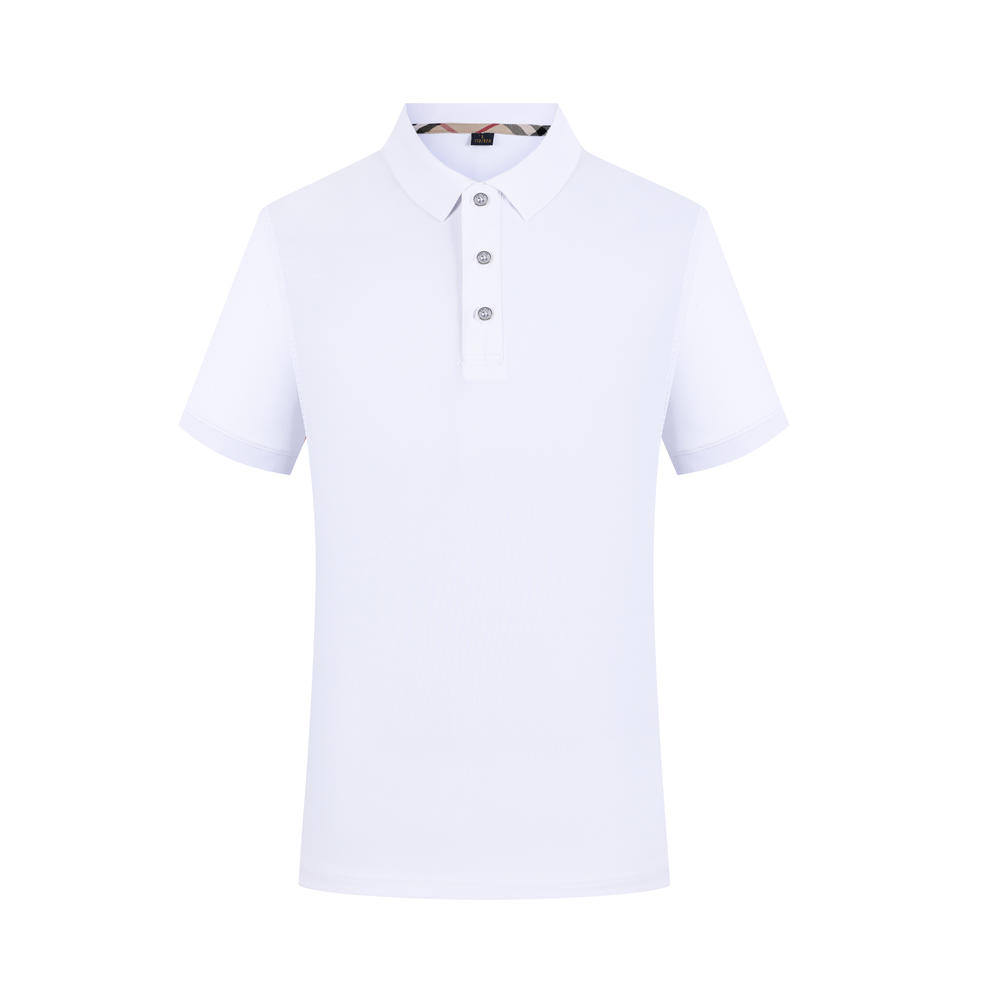 CX001 Plain Collar Polo Short Sleeved Collar