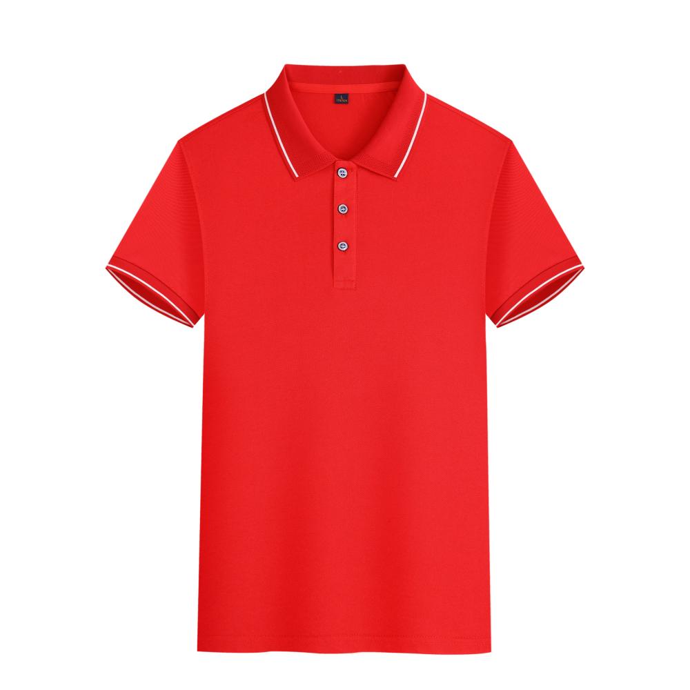 F2024-200g Combed Cotton Polo Shirt (60% Cotton, 40% Polyester) Polo Short Sleeved Collar