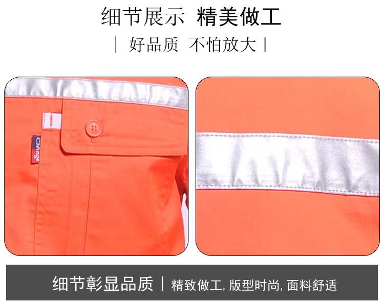 Summer Long Summer Short Same Style MYQJ713 Full Process Polyester Cotton Fine Twill TC65/35 6-color Spot+1 Workwear Short Sleeved Workwear