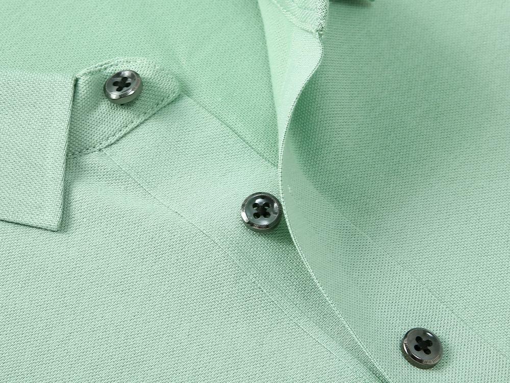 241 (Treading On Snow) Seamless Shirt Collar, Polo Short Sleeved Collar