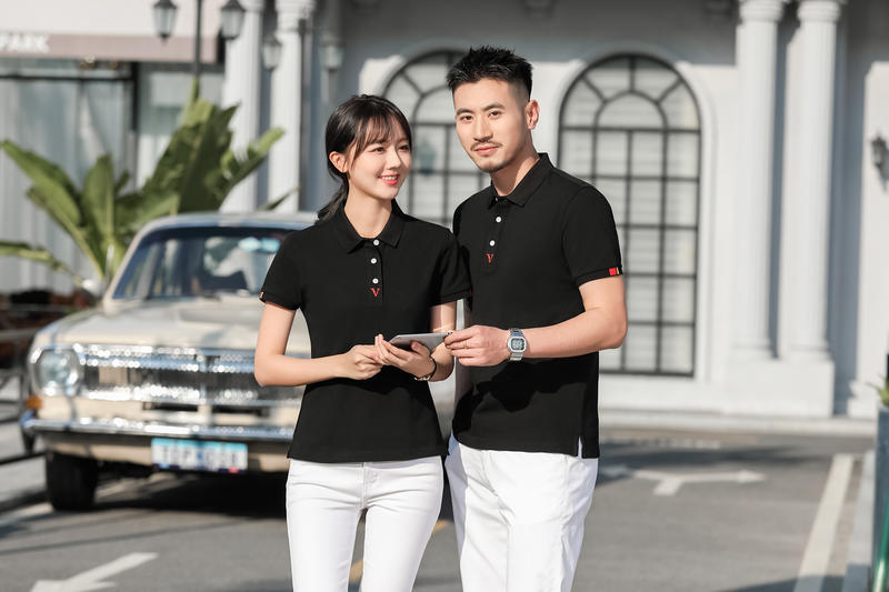 C9001 Polo Short Sleeved Lapel