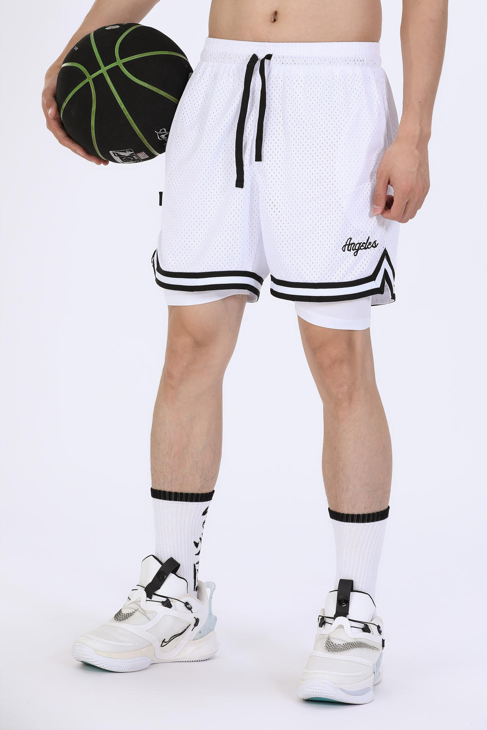 A6012 Double Layer Quick Drying Basketball Shorts Pants