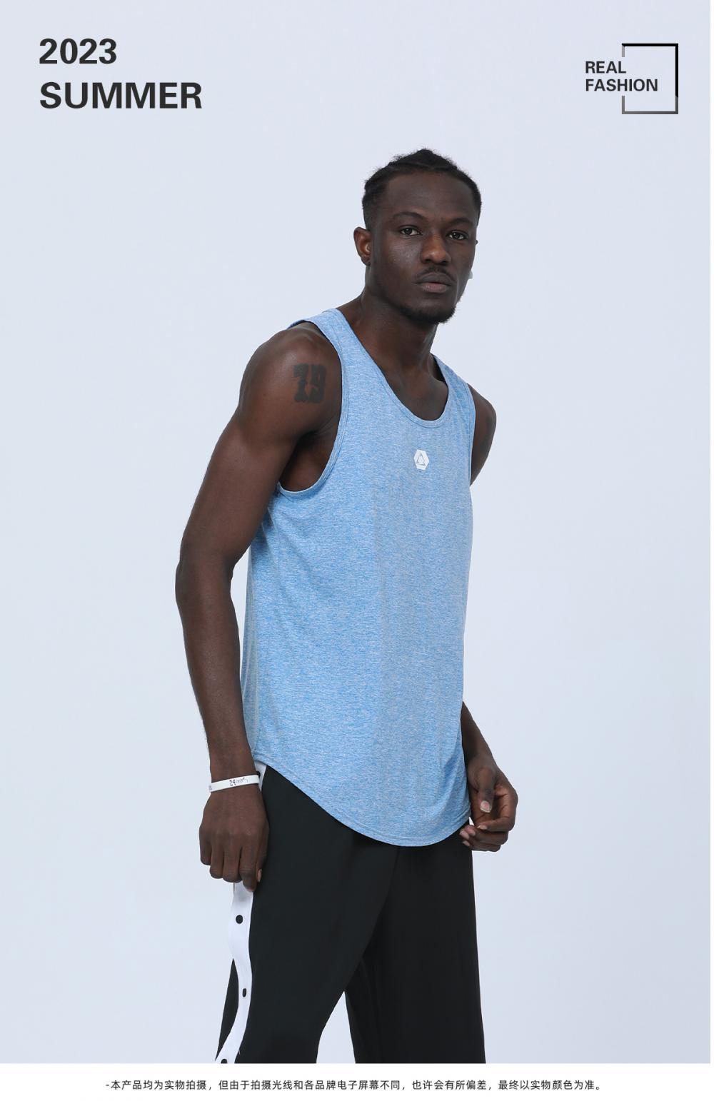 Mens R259 Casual Vest T-shirt Sports Vest