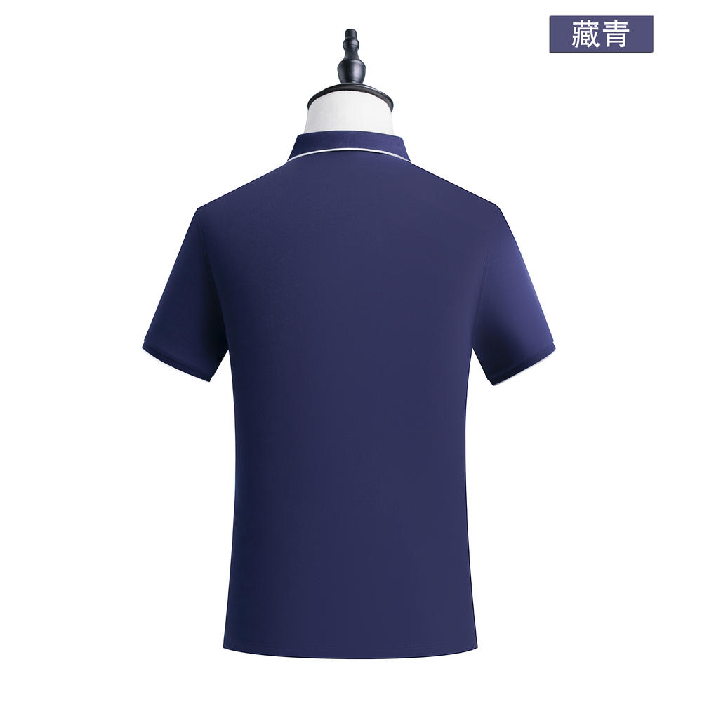 G5 # 190g 40pcs Ice Cold Silk Cotton Intermediate Color Second Level Lapel Polo Short Sleeved Lapel