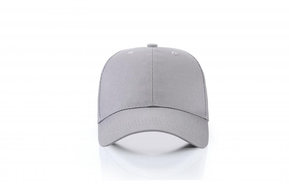 HB121 # Solid Color Baseball Cap, Metal Adjustable Buckle Six Piece Cap