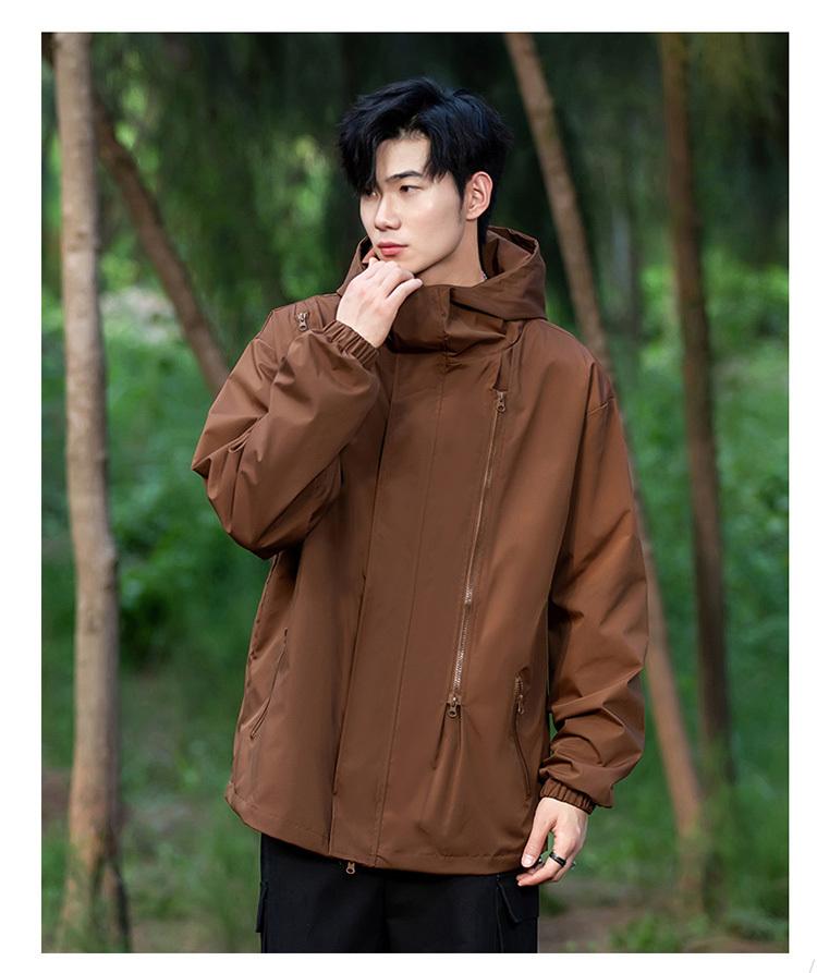 F8008- Thin Single-layer Trendy Waterproof Outdoor Jacket Submachine Jacket