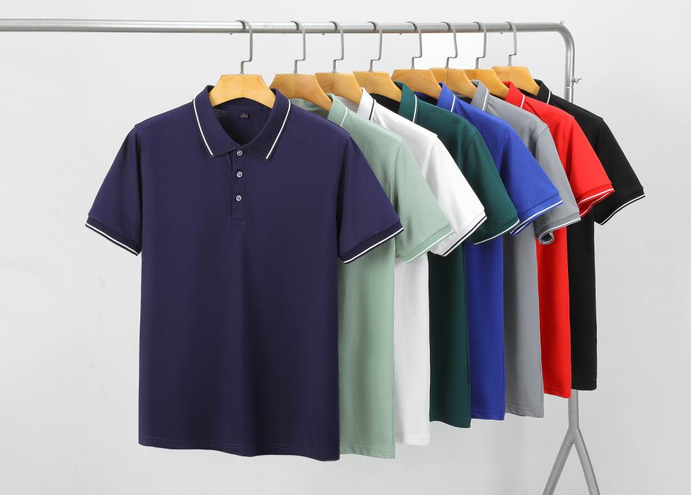 F2024-200g Combed Cotton Polo Shirt (60% Cotton, 40% Polyester) Polo Short Sleeved Collar