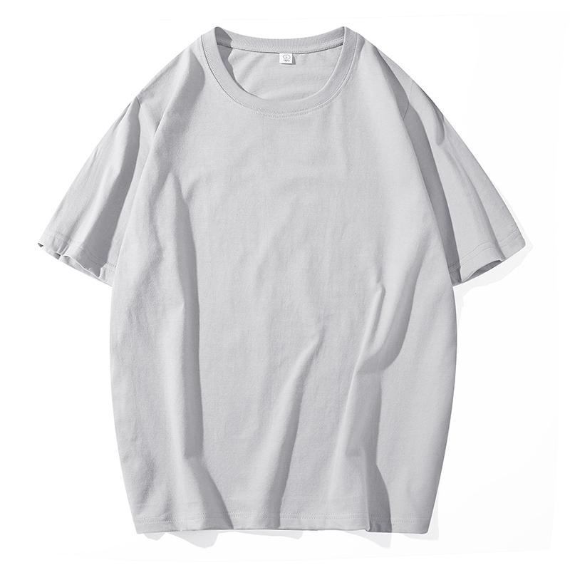 A5005-180g Regular Short Sleeved Round Neck Pure Cotton T-shirt