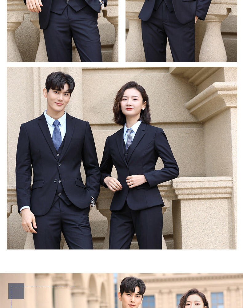 A Style/double Button Suit/serge Fabric -320g Slim Fit Suit