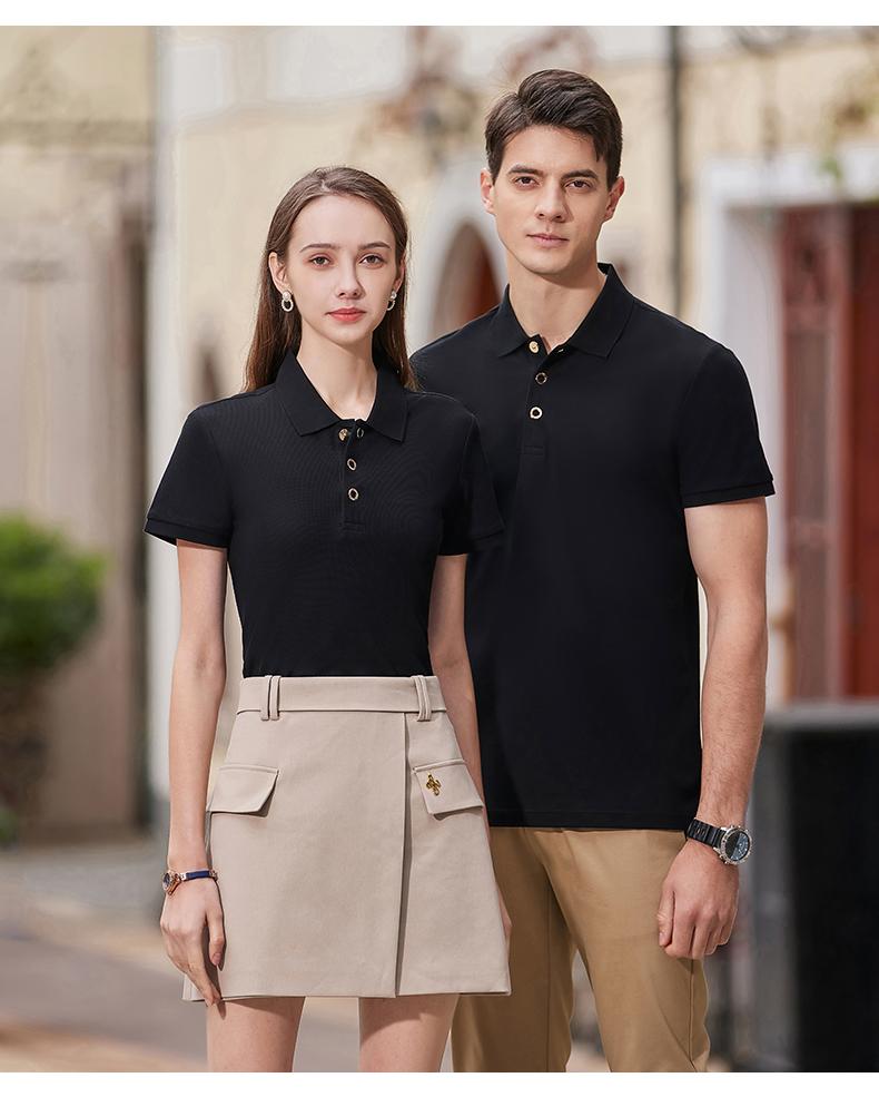 2301 # Short Sleeved Collar Polo Shirt Polo