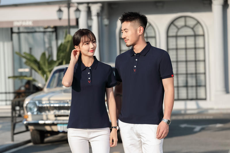 C9001 Polo Short Sleeved Lapel