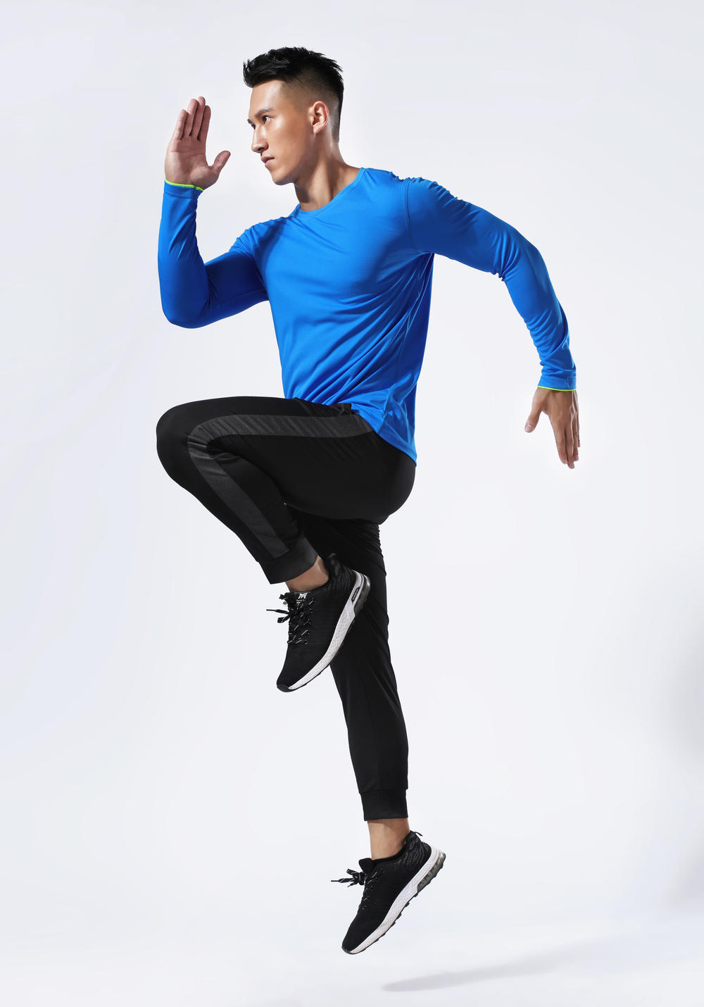 L2151 # Running Long Sleeve T-shirt Long Sleeve Round Neck