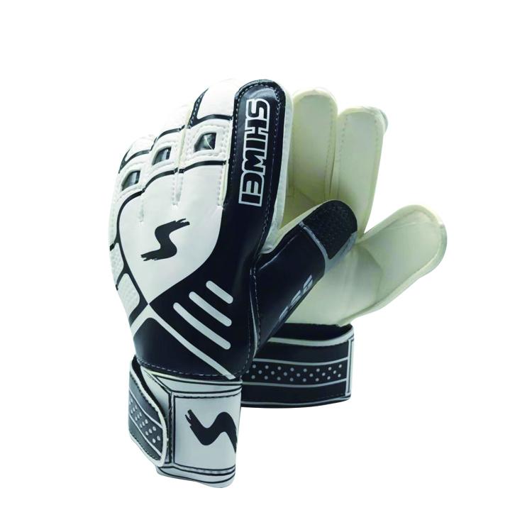 S # Finger Protection Latex Goalkeeper Gloves Goalkeeper Gloves Latex Gloves