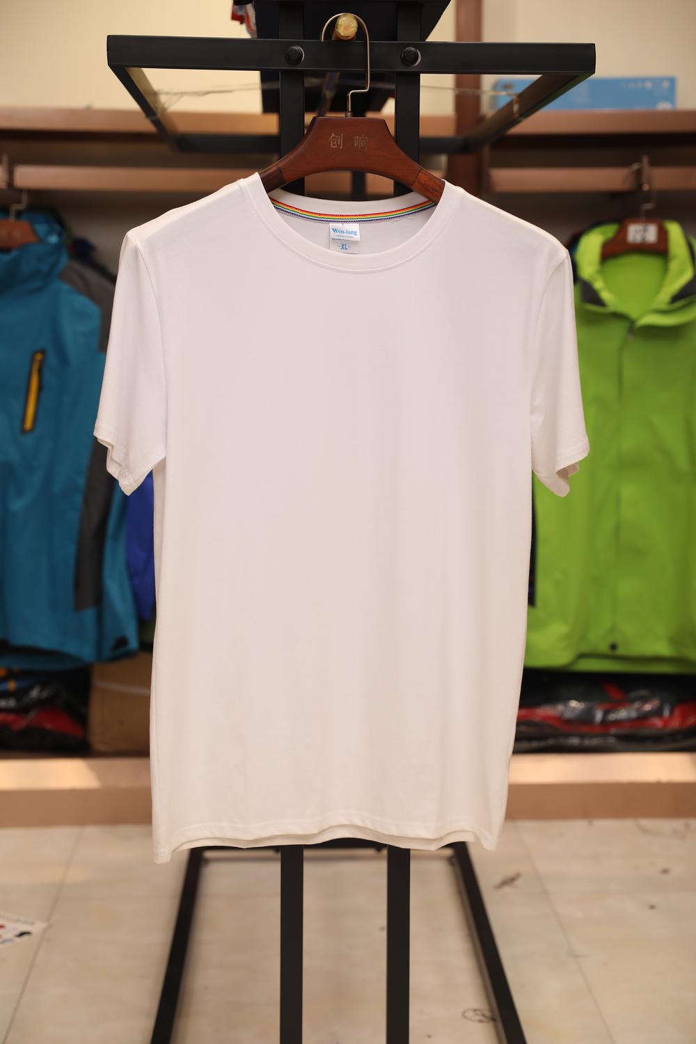 81400 Sailuo Textile (Men's) T-shirt Short Sleeved Round Neck For Men