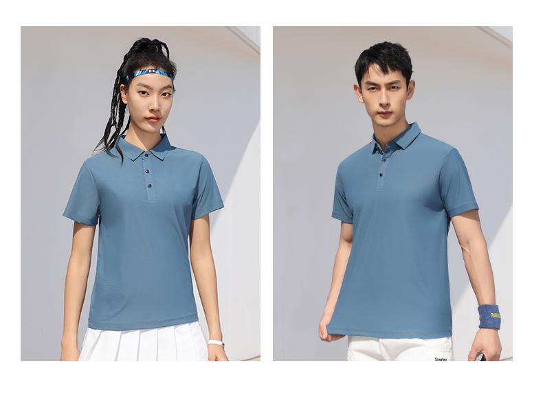 3501 Nylon Ammonia Solid Color Lapel Polo Short Sleeved Lapel