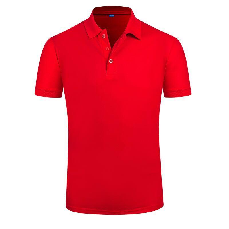 179TBL Solid Color Bead Polo Short Sleeved Lapel