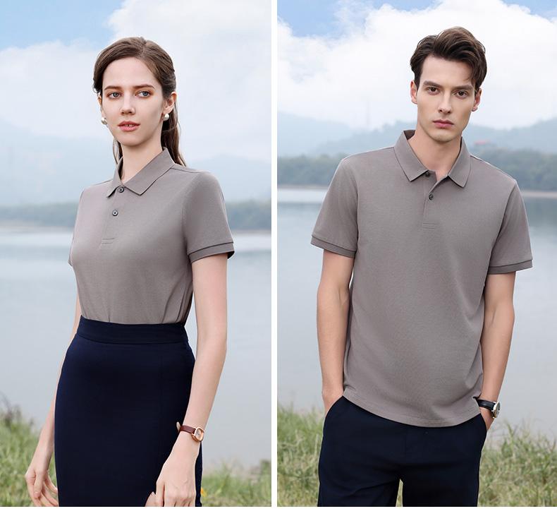 50169 # Casual Business Polo Shirt Polo Short Sleeve Collar