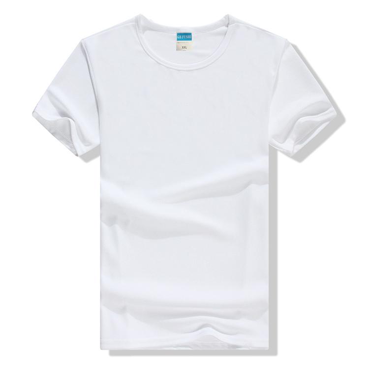 F1091 # Mesh Quick Drying T-shirt Short Sleeve Round Neck