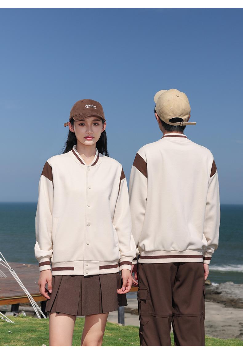 MB07 # China-Chic Cotton Horizontal Bar Baseball Jacket