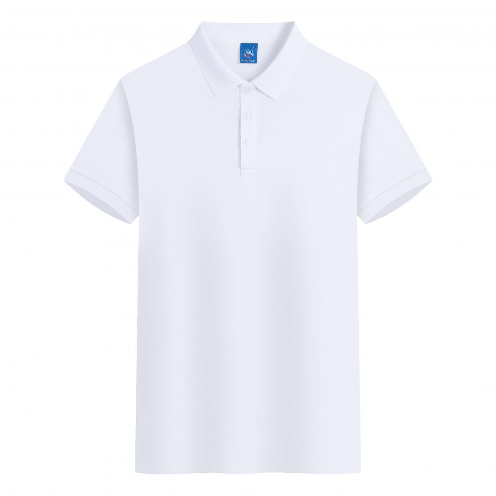 F2011-210g 50% Island Cotton 50% Ice Ion Fiber Solid Color Polo Shirt Polo Short Sleeved Collar