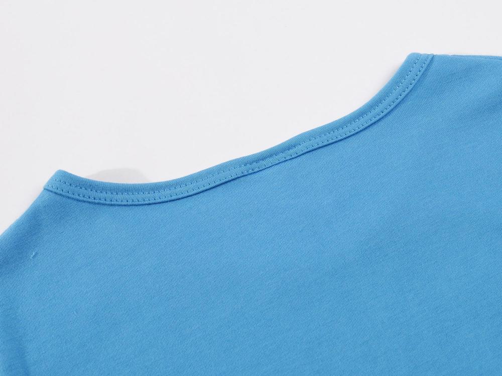 025-32 Pieces Of 180g Cotton Short Sleeved Children's Clothing Round Neck T-shirt Short Sleeved Round Neck