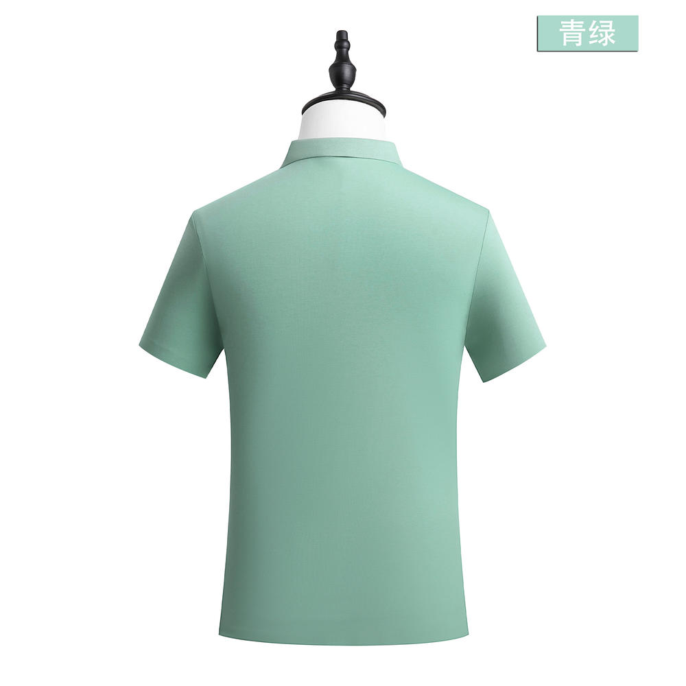 G2 # 190g 40pcs Ice Cold Silk Cotton Intercolor Seamless Second Grade Collar Polo Short Sleeve Collar