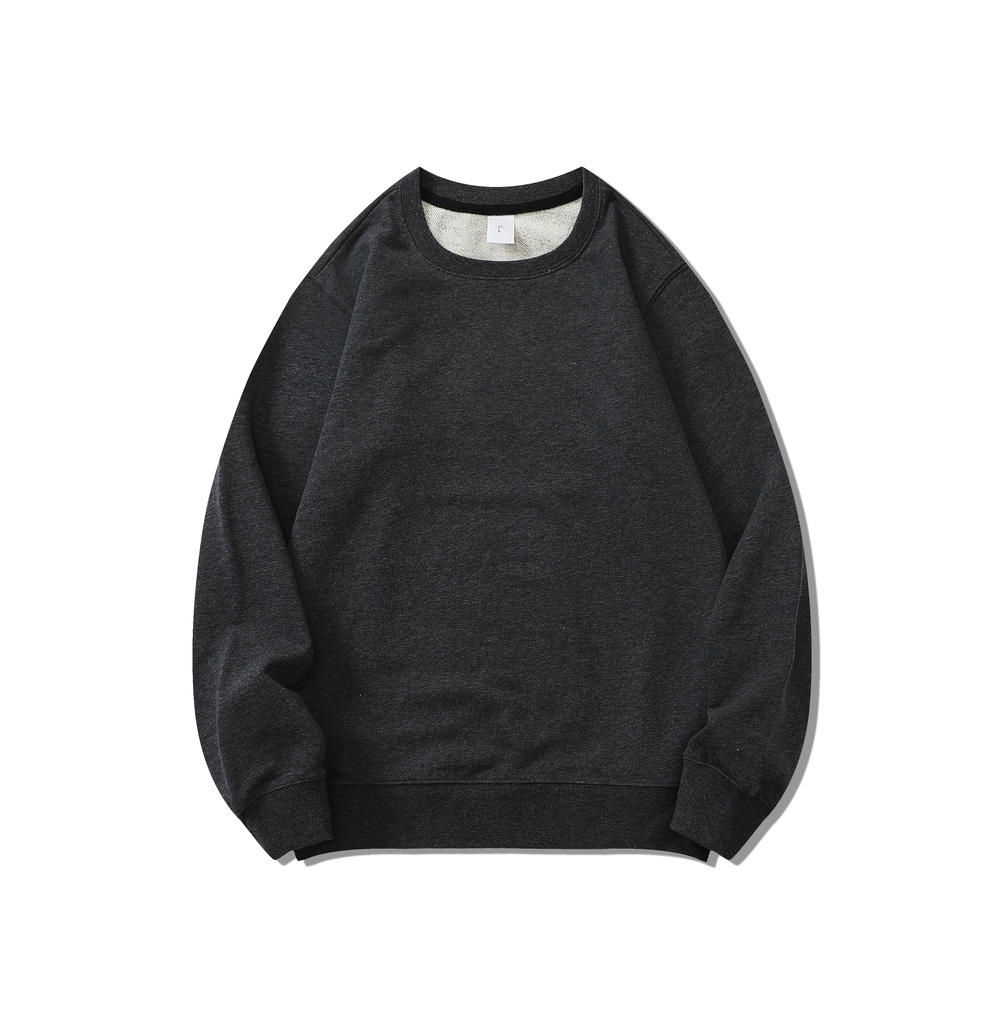 79111-430 Grams Ultra Soft Composite Velvet Round Neck Sweatshirt Long Sleeved Round Neck