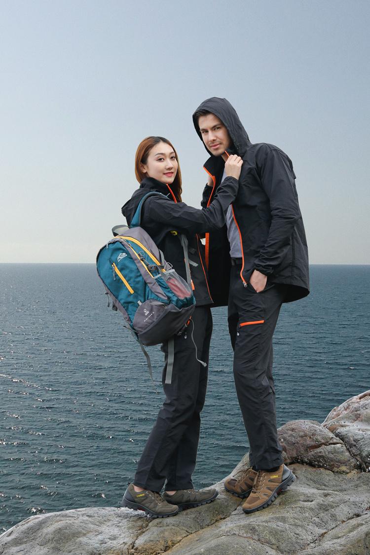 F1048 Spring And Autumn Thin Mountaineering Outdoor Quick Drying Clothes Set