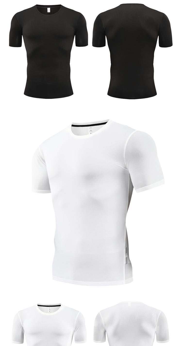 Men's And Women's MT0011 T-shirt Short Sleeved Round Neck