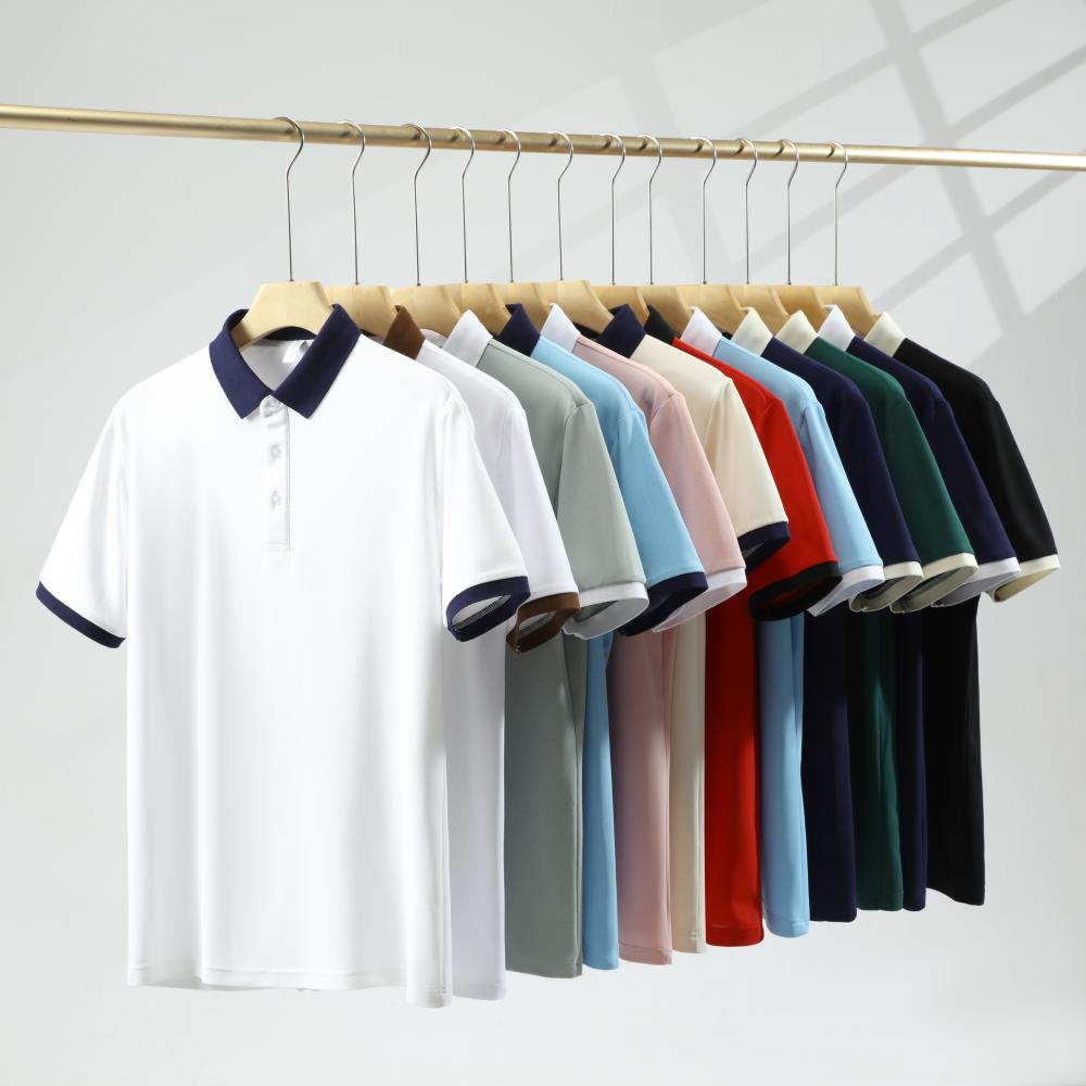 KF8806 # Fashion Polo Shirt Polo Short Sleeve Collar