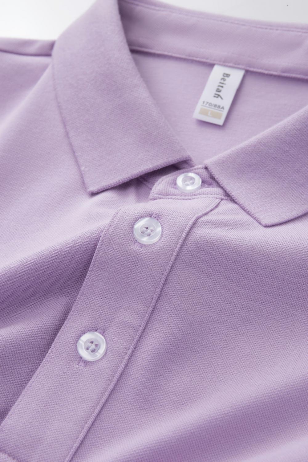 BT6688 Mulberry Silk Solid Color Polo Short Sleeve Collar