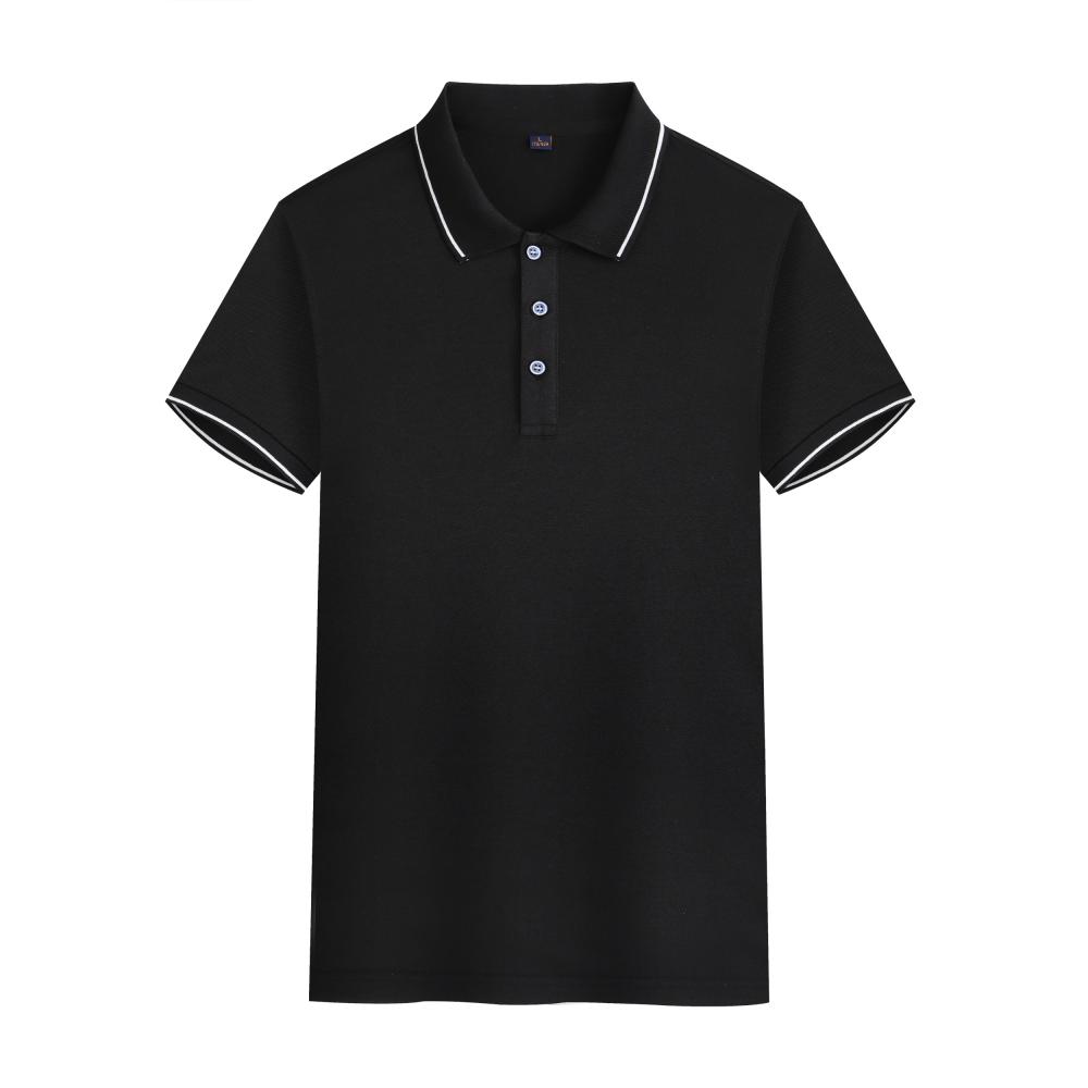 F2024-200g Combed Cotton Polo Shirt (60% Cotton, 40% Polyester) Polo Short Sleeved Collar